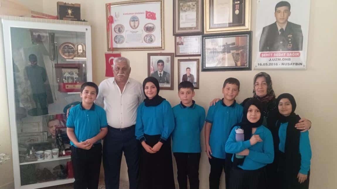 15 TEMMUZ HAFTASI KAPSAMINDA ŞEHİT AİLESİNİ ZİYARET ETTİK